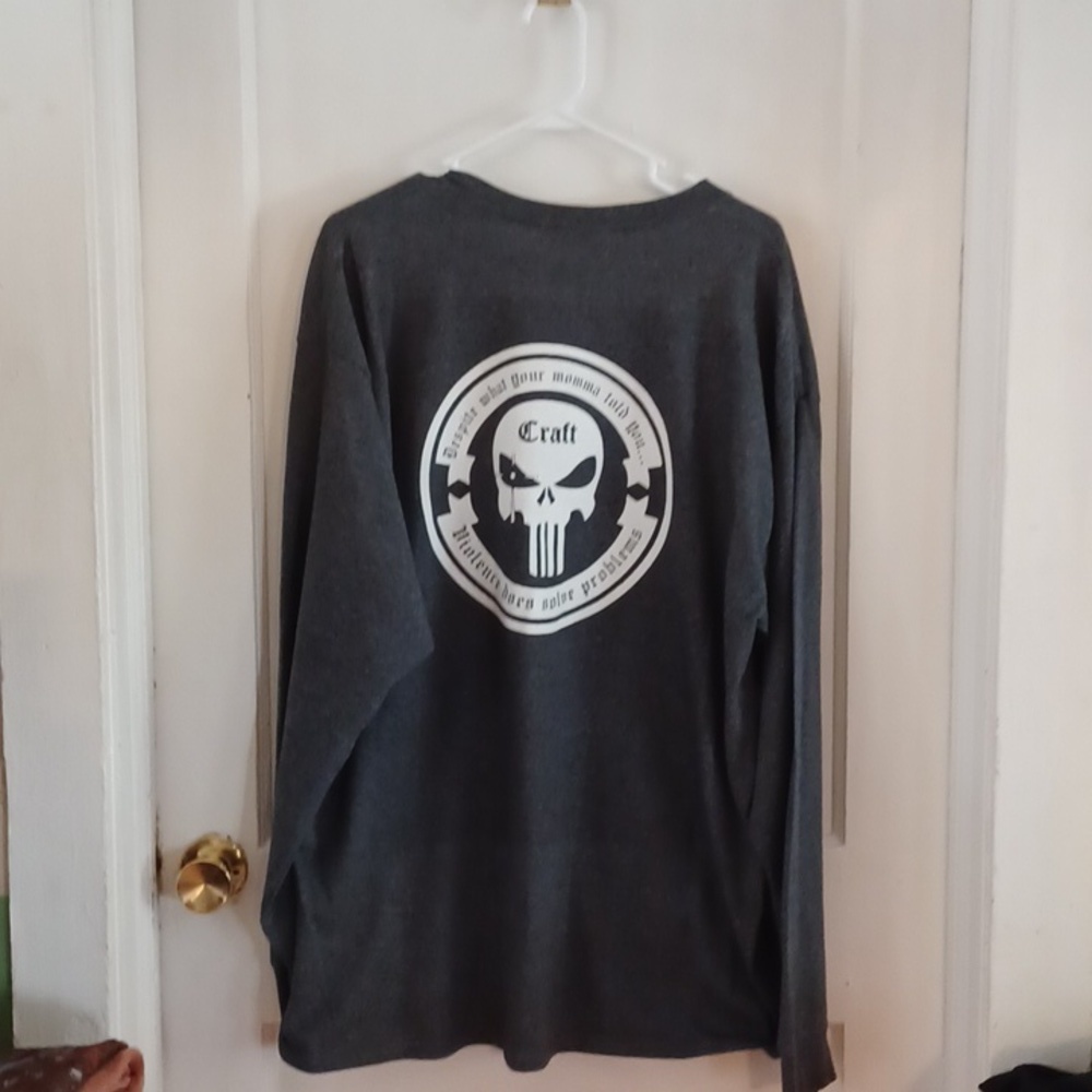 Long sleeve tee shirt Craft XXLARGE  gray